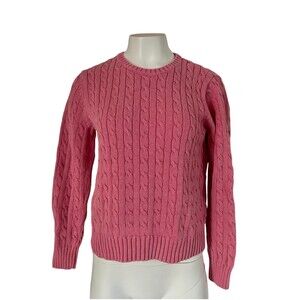 Tommy Hilfiger womens Cable Knit Sweater Size M